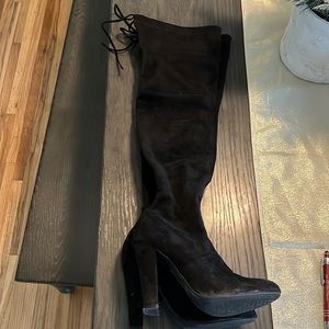 Black Steve Madden Over the Knee Boots